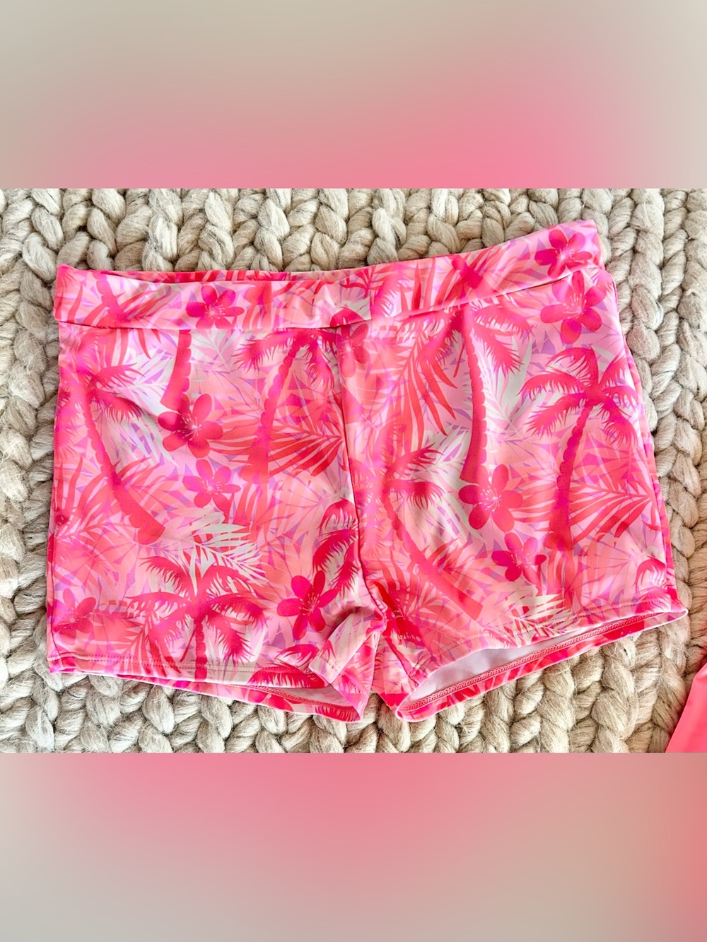 ROSEWE Amazon Tankini Bathing Suit, 2-Piece Smocked Swimsuit with Board Shorts L - Picture 6 of 10